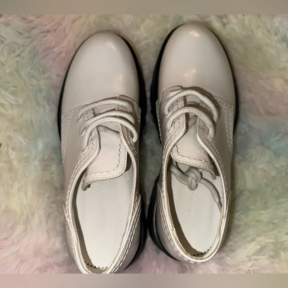 New Alexander McQueen Chunky Platform Derby White Shoes Size 36.5 - Picture 5 of 8